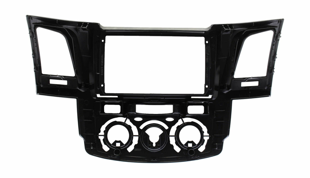 Переходная рамка магнитолы TOYOTA HILUX, FORTUNER 2005-2008 (авто с кондиционером) 9 дюймов