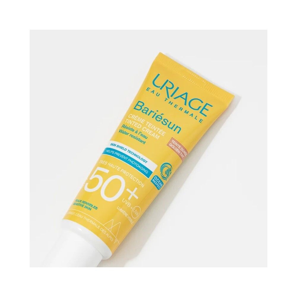 Uriage Bariesun Creme Teintee Тональный крем золотистый оттенок SPF50+, 50 мл