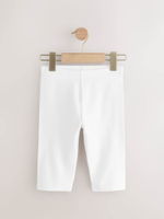 Легинсы укороченные для девочки Next AH9-734, 4 шт., Белый, Розовый, Салатовый