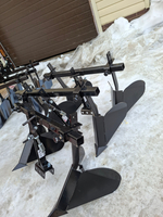 Окучник Forza 2-х рядный большой, на траверсе с регулируемыми однорядными окучниками со сцепкой.