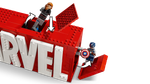 LEGO Super Heroes 76313 «Логотип и минифигурки Marvel» — коллекционный сет фанатов комиксов