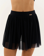 ОДЕЖДА ДЛЯ ТЕННИСА Женская, Юбка RAQUETA BLACK SWAN .