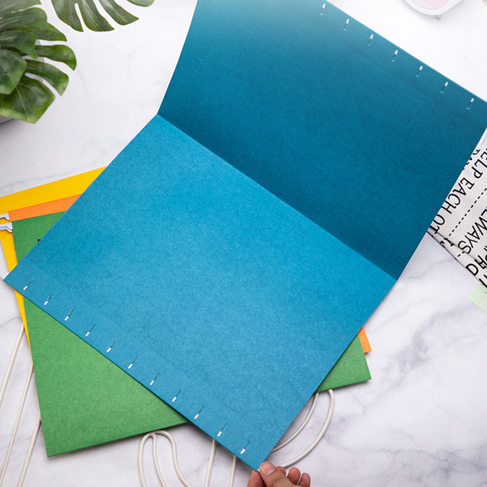 Папка подвесная Deli, А4, ассорти