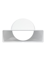 Переходник СПКП D150 эксцентриковый 204х60 пластик ERA