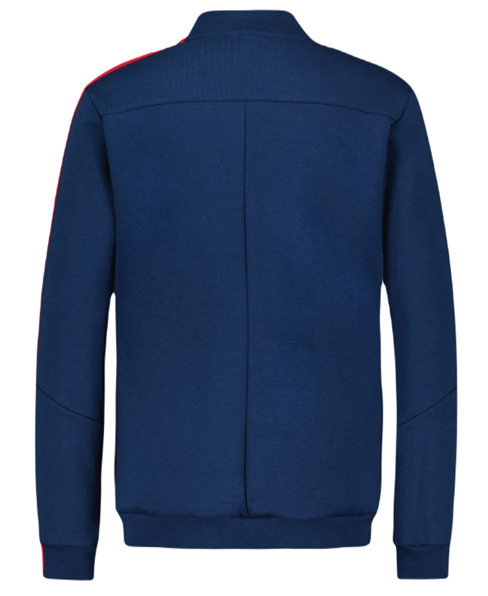 Женская теннисная куртка Le Coq SAISON Full Zip Sweat N°1 SS23 - victory blue