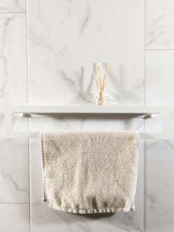 Держатель для полотенец MetaDec Qadrate 50см белый