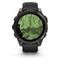 Умные часы Garmin Fenix 8, 47 мм, AMOLED, Sapphire Carbon Gray DLC Titanium with Black/Pebble Gray Silicone Band