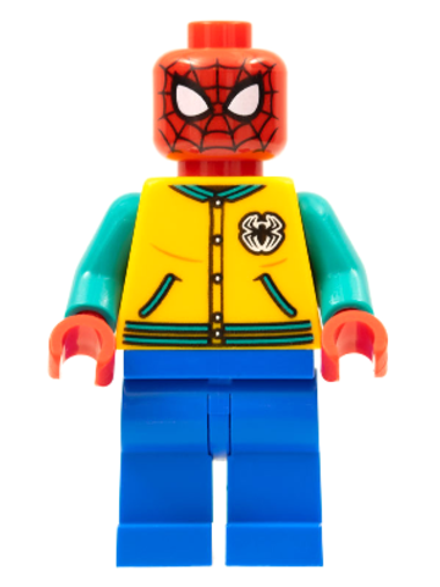 Минифигурка LEGO sh0757 Человек-паук (оранжевый жилет)