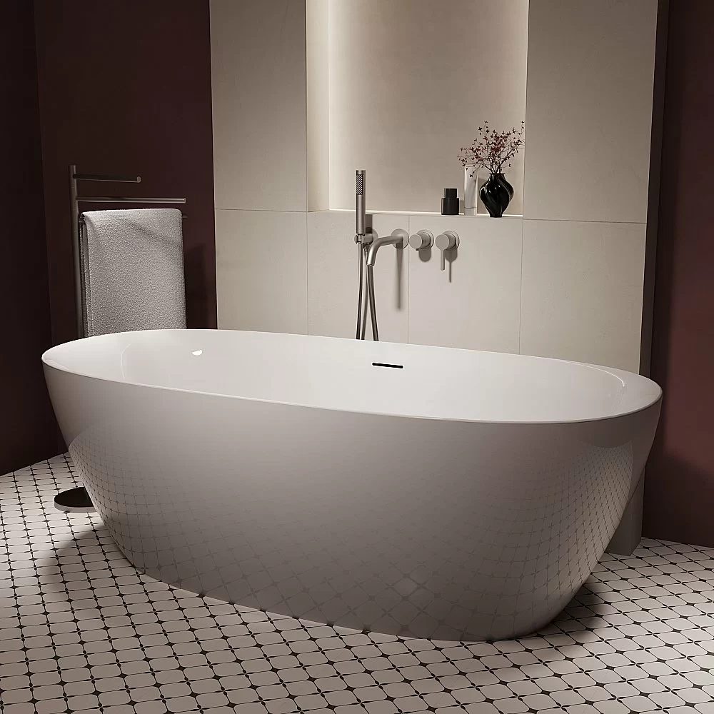 Ванна акриловая Vincea VBT-708-1600, 160x80 белый