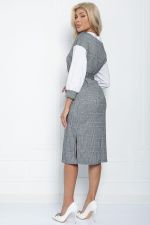 Платье Брют (светло-серое) П11063 LT Collection