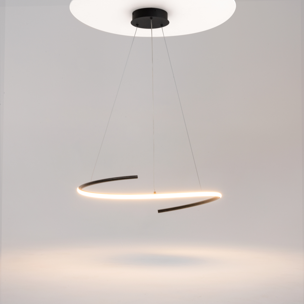 Люстра светодиодная Maytoni Curve MOD242PL-L33BK
