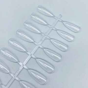 Типсы для демонстрации отрывные "Миндаль" 20 мм прозрачные