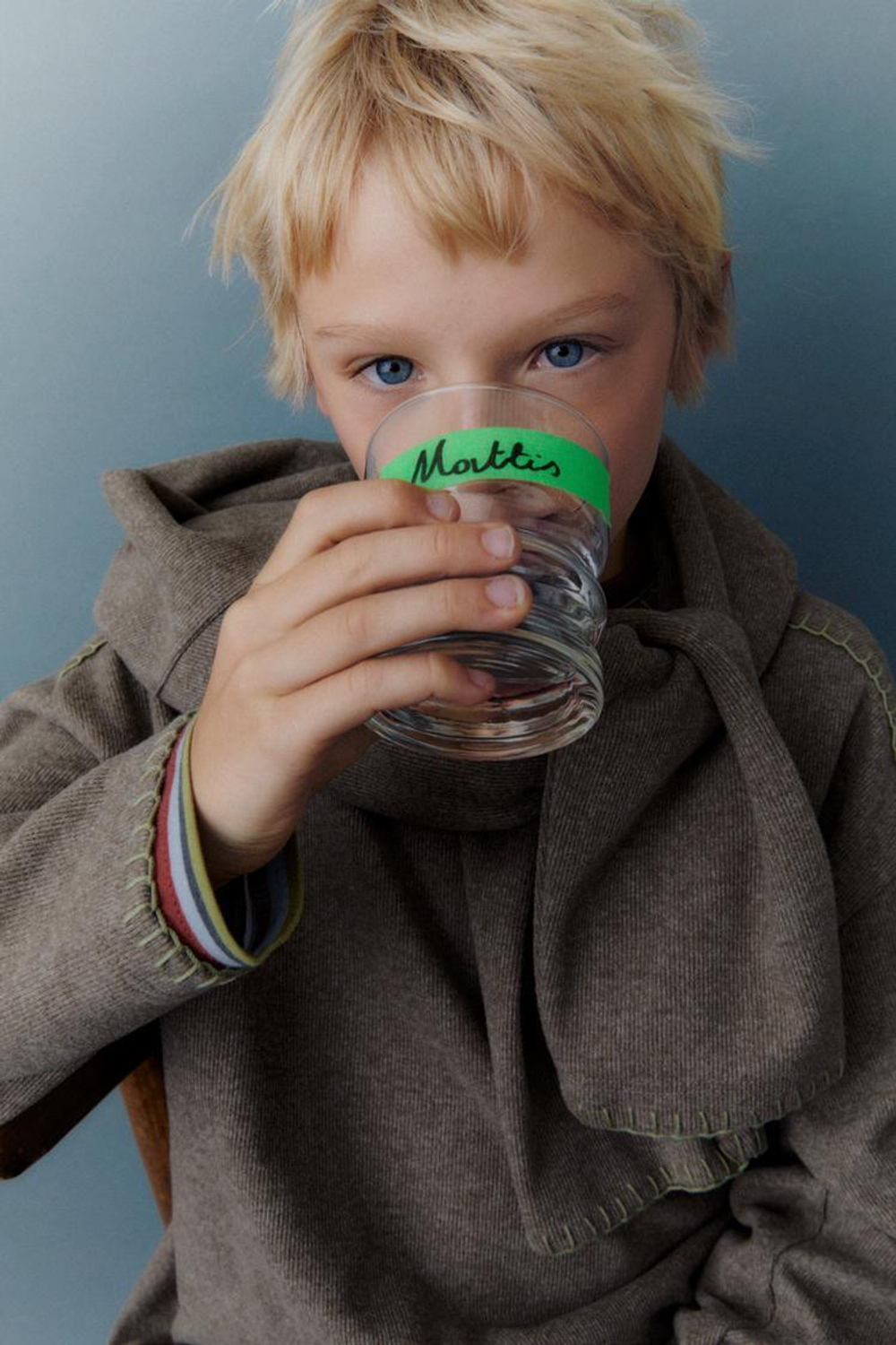 ZARA ФУТБОЛКА SOFT TOUCH С КОНТРАСТНОЙ СТРОЧКОЙ, РЫЖЕВАТО-КОРИЧНЕВЫЙ