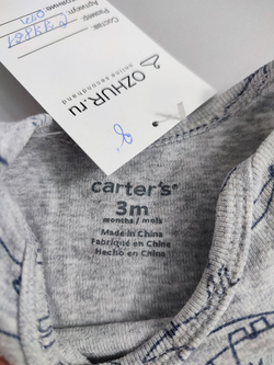 Боди Carter's повседневное на 3 месяца