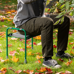 Скамейка садовая Nika, зеленая,