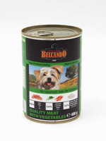 BELCANDO Quality Meat With Vegetables / Белькандо консервы для собак Мясо с овощами, 400 г