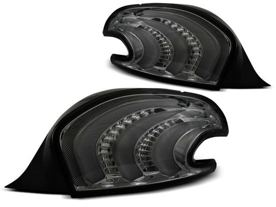 Задние фонари smoke led bar для Peugeot 208