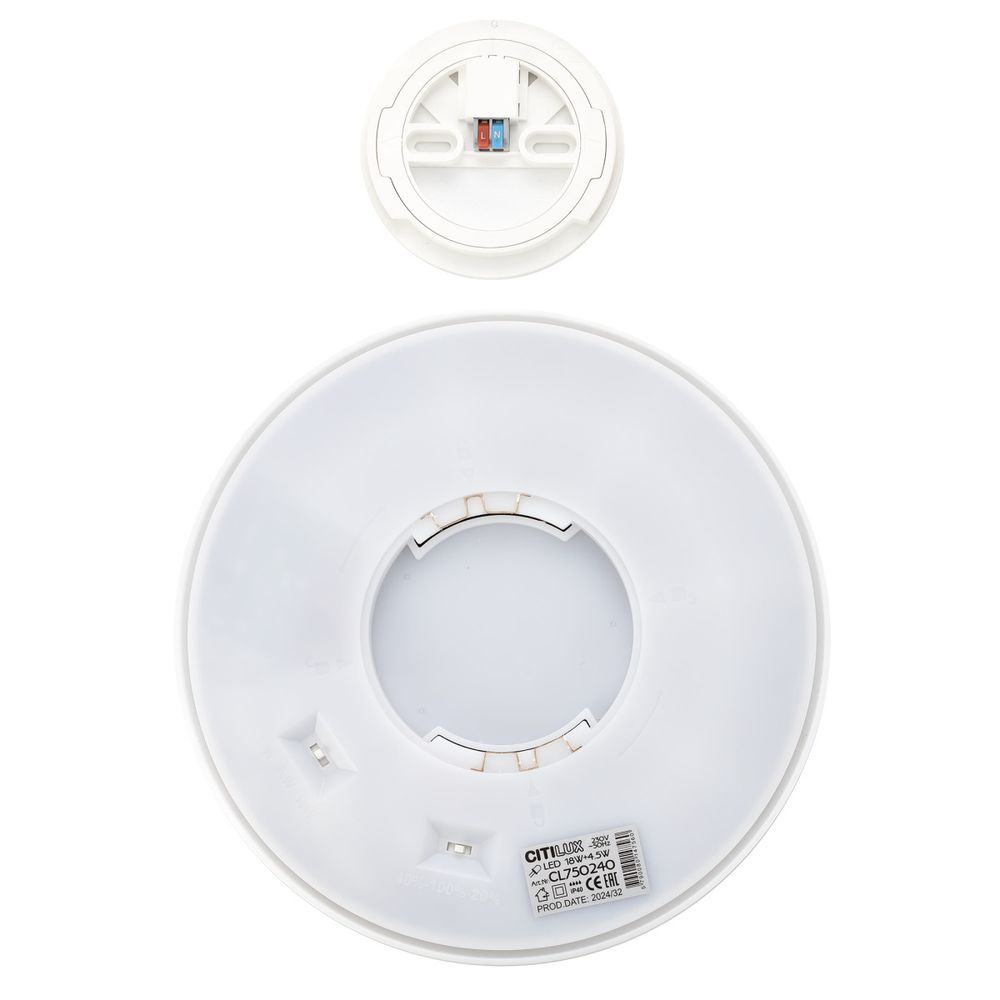 Citilux ETALON CL750240 LED Светильник с подсветкой Белый+Бук