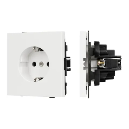 Механизм электрической розетки SCT-TENDO-MEU1-SFPL-WH (230V, 16A) (Arlight, -) 054641