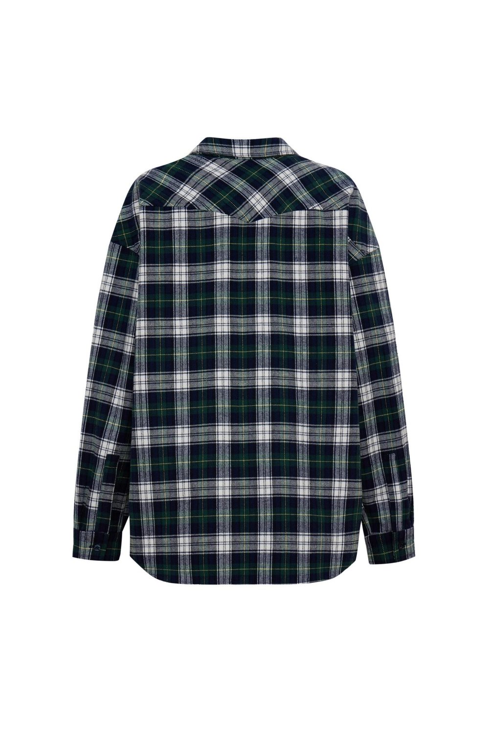 Рубашка в клетку, Сине-зелёная
