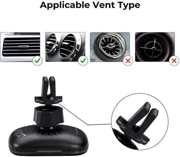 Автомобильный держатель Pitaka New MagMount QI Car Vent CM3001Q