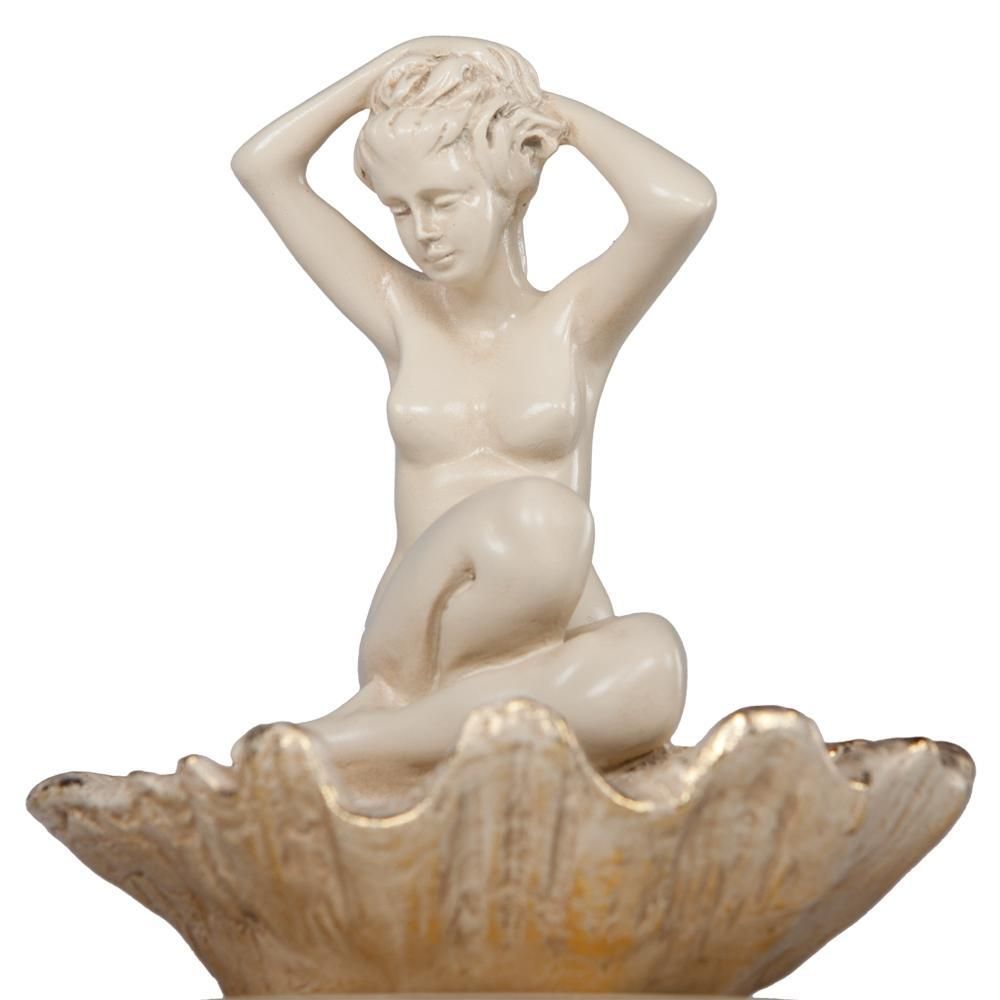 Подставка для украшений Девушка на ракушке Айвори