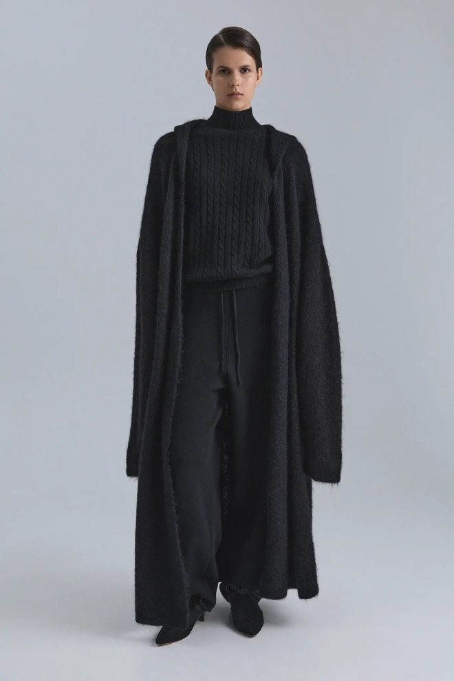 Кардиган макси из альпаки Opora