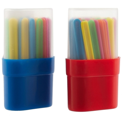 Счетные палочки 50 шт., флуор. в пласт. футляре (Стамм)