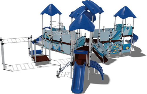 Детский городок Мадагаскар, комплектация 1 (паттерн Fairytale)