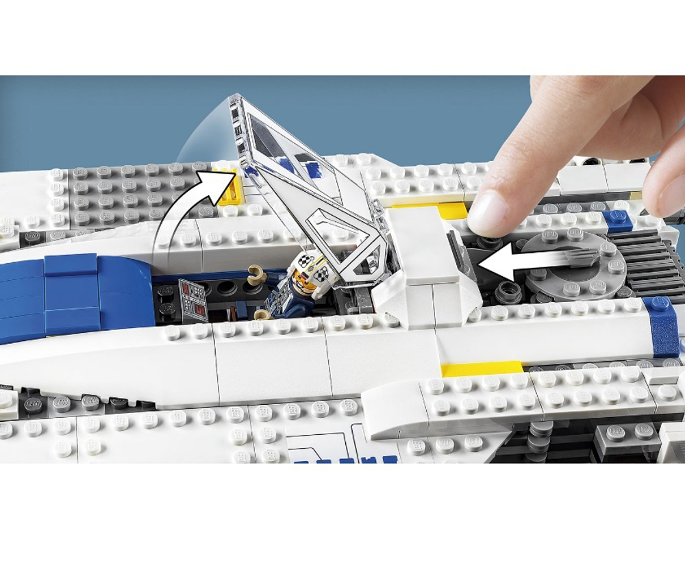 LEGO Star Wars: Истребитель U-Wing Повстанцев 75155 — Rebel U-wing Fighter — Лего Стар варз ворз Звёздные войны