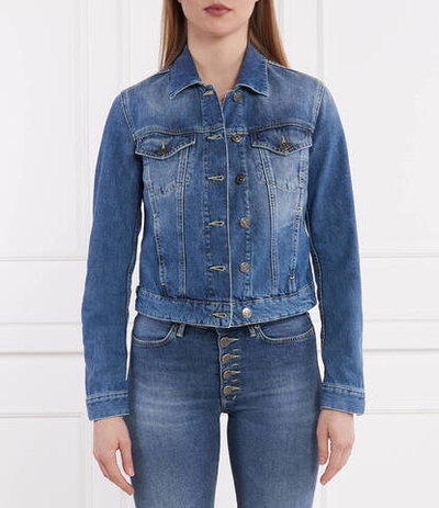 Джинсовая куртка DONDUP - made in Italy - голубой(DJ460 DF0269D HN9)