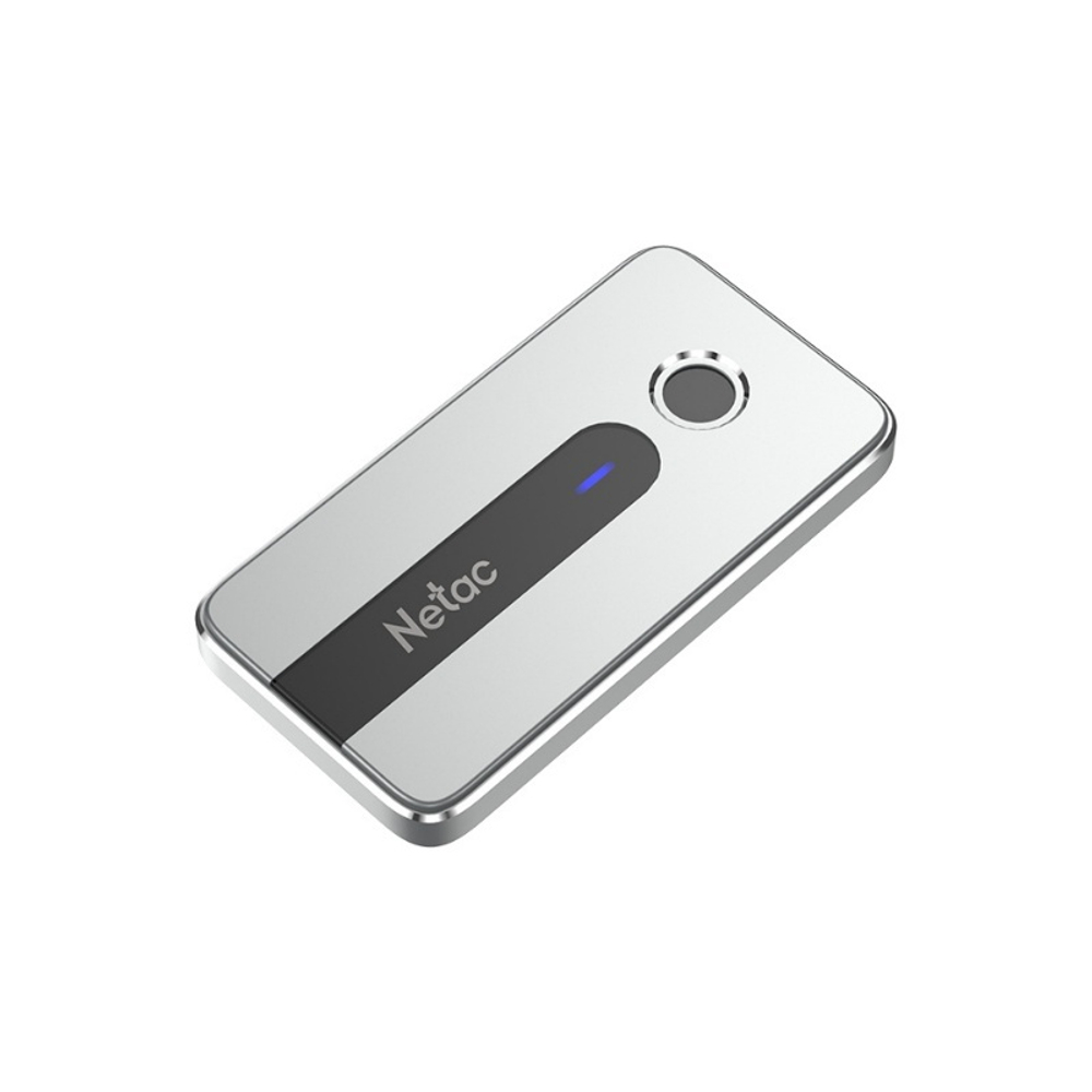 Твердотельный накопитель SSD Netac Z11 1TB USB 3.2 Gen 2 Type-C, AES 256-bit Fingerprint Encryption, R/W up to 550MB/480MB/s