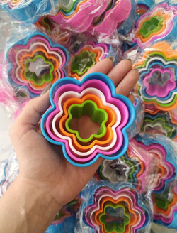 Набор форм для печенья «Цветок», 5 шт