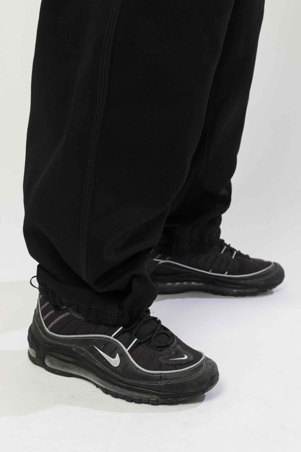 Джинсы Real Baggy Черный/Черные нитки - фото 6