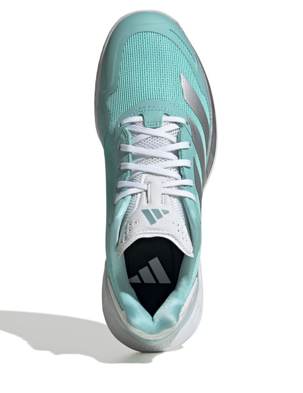 Женские Кроссовки теннисные Adidas Defiant Speed 2 W - flaaqu/silvmt/minton