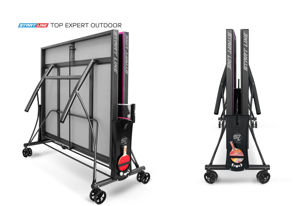 Стол теннисный Top Expert 6 Всепогодный Black