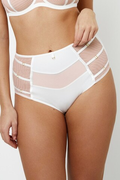 TEONA MILK/MOCCA Трусы высокие SUBTILLE