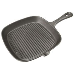 Сковорода-гриль 24*24 см, чугун черная ИНДУКЦИЯ P.L. Proff Cuisine