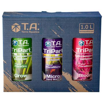 Набор минеральных удобрений для жесткой воды Terra Aquatica TriPart Set HW 1 л