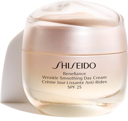 Shiseido Benefiance Wrinkle Smoothing Day Cream - дневной крем от морщин SPF 25 /   50  ml  / GTIN 768614149514