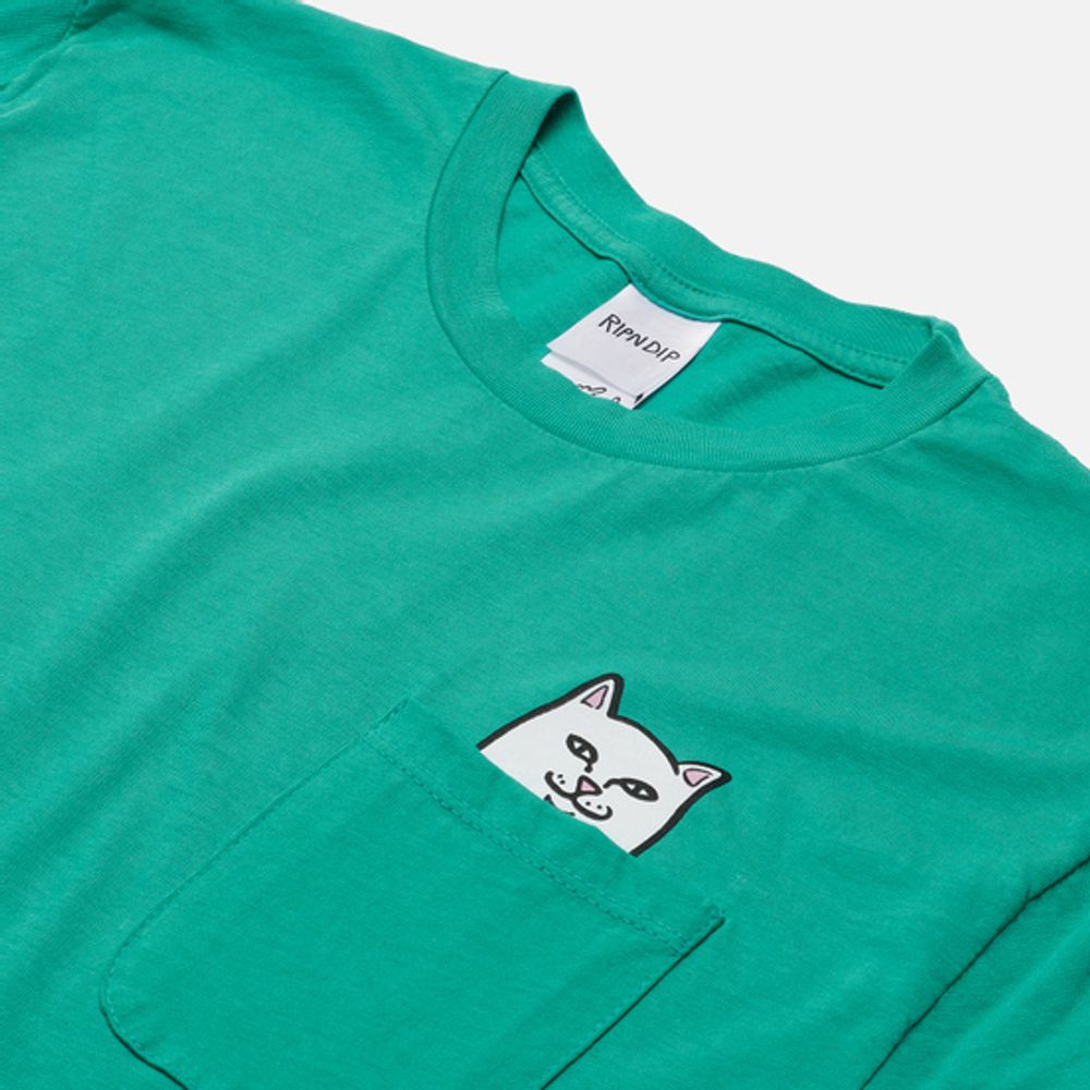 Лонгслив Ripndip Lord Nermal Pocket Tee Long Sleeve Teal