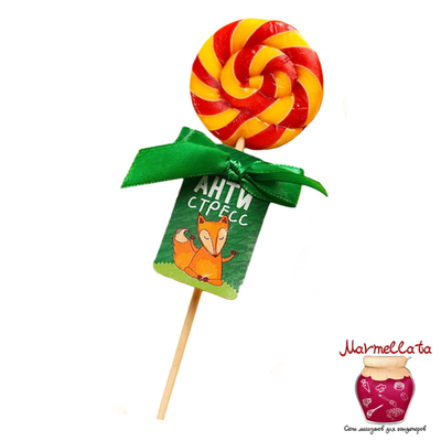Леденец на палочке 15 гр. "Антистресс"