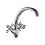 Смеситель для кухни 1/2 кер CN4319 CRON высокий пов. излив, п/гайку, ХРОМ