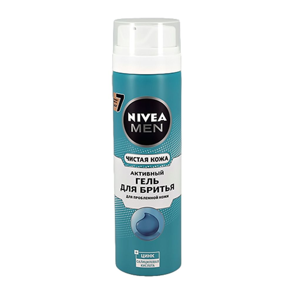 Nivea Men Гель для бритья Чистая кожа, 200 мл