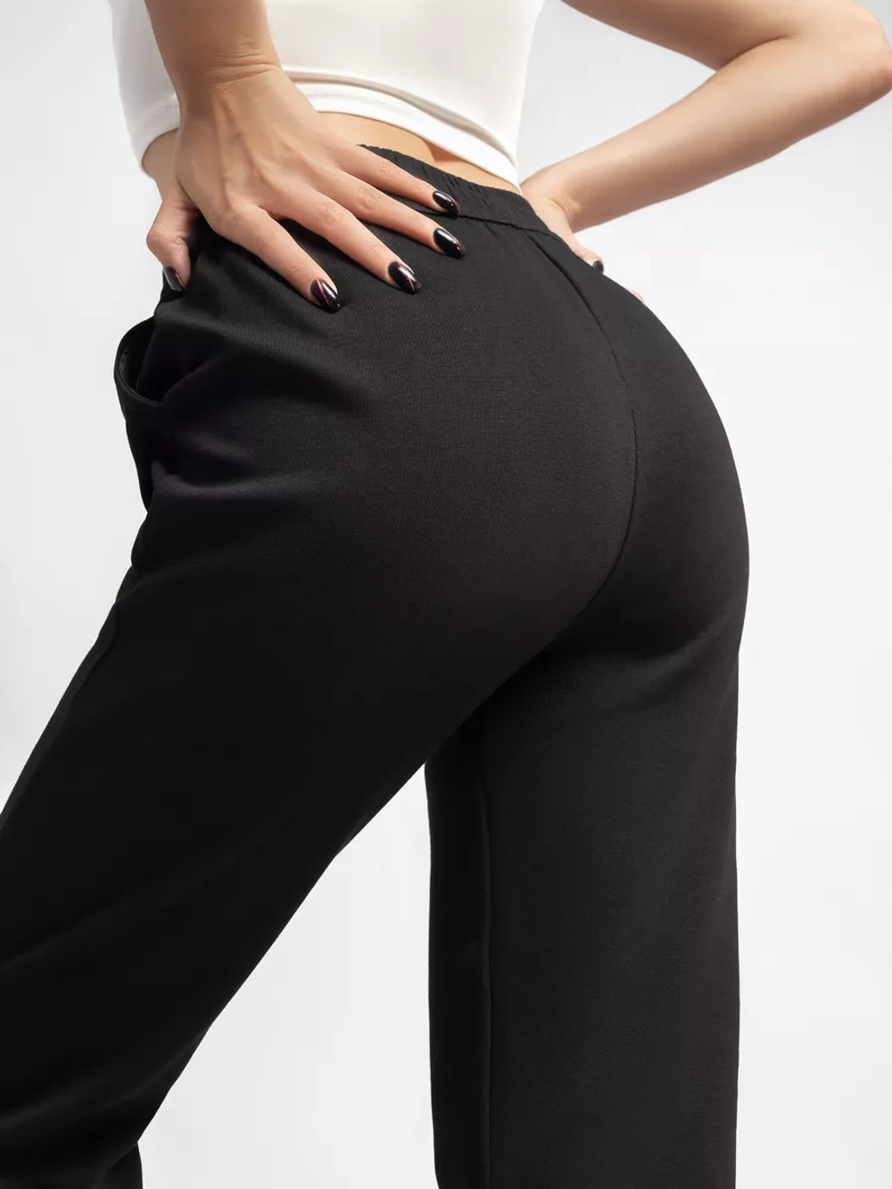 брюки спортивные NIKE для фитнеса для дома с манжетами