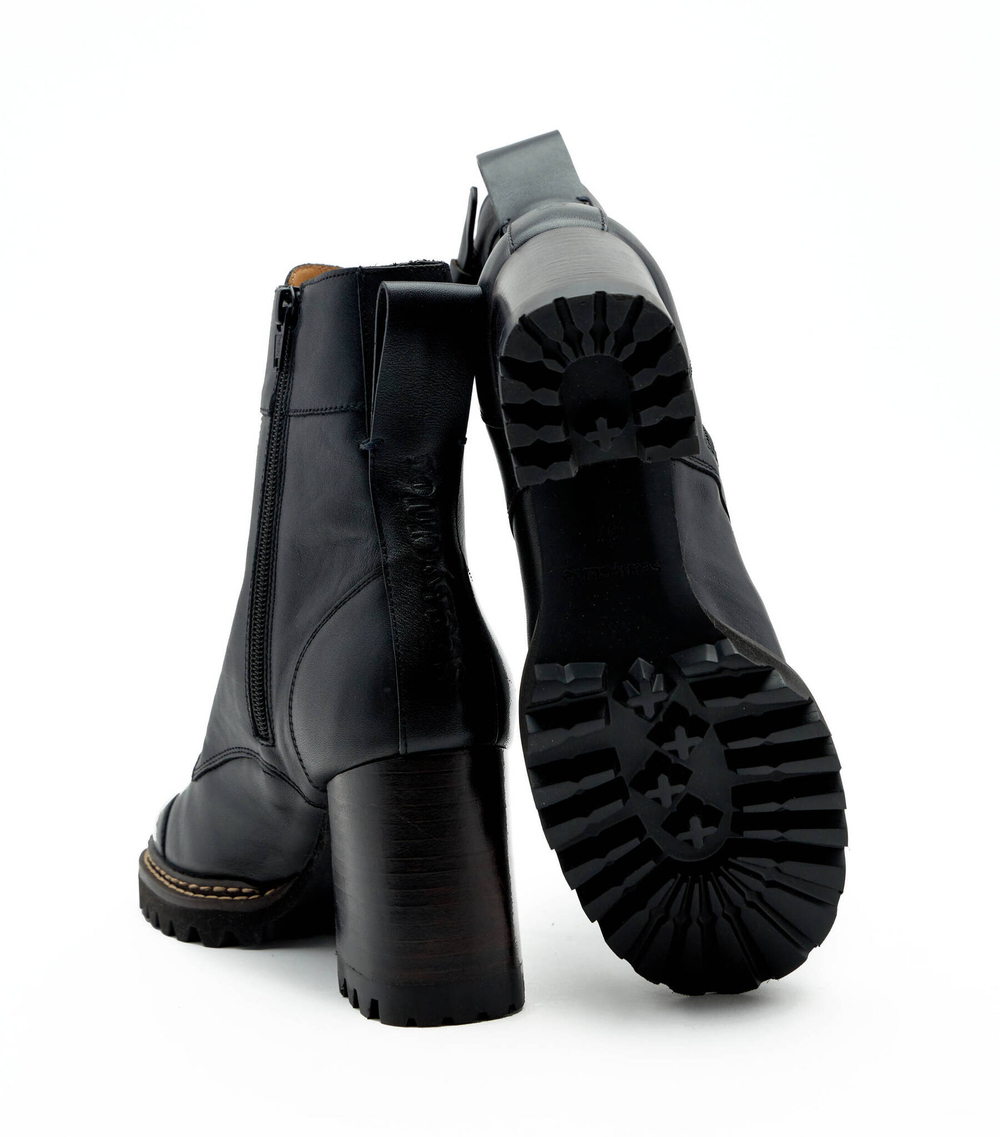 Кожаные ботильоны See By Chlo\u00e9 - черный(SB41099A 18041)