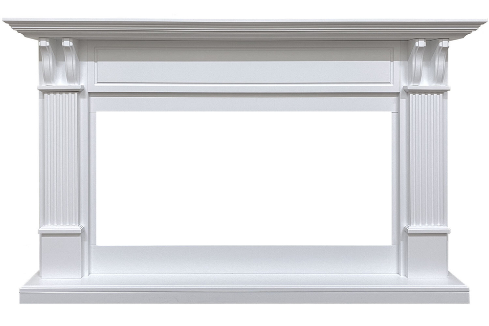 Каминокомплект Cardiff - Белый с очагом Vision 42 LED