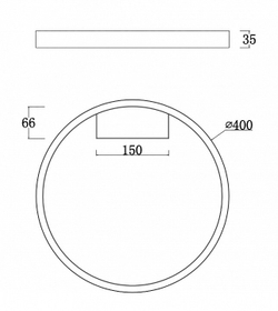 Накладной светильник Maytoni Rim MOD058CL-L25W4K