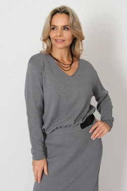 Платье Ф 002/серый