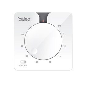 Терморегулятор Caleo С430 White, встраиваемый, аналоговый, 3.5 кВт